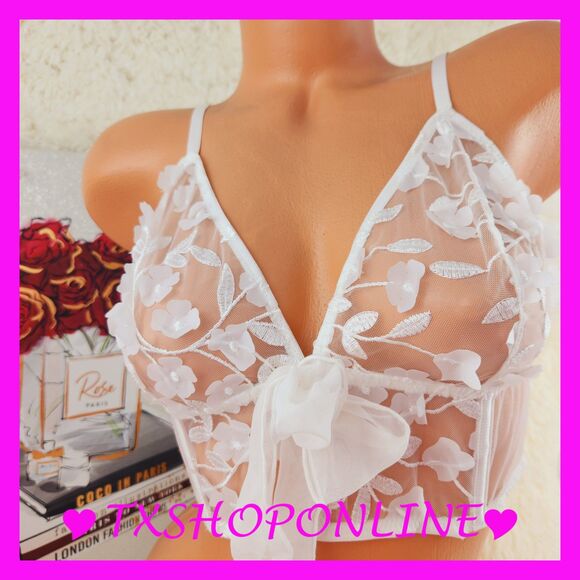 Victoria's Secret Other - 💗👙Victoria's Secret dream angels embroidered lace applique bralette👙💗 NWT